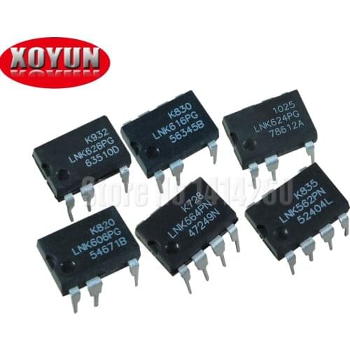 5pieces/lot LNK520PN LNK562P LNK562PN LNK564PN LNK564P LNK606PG LNK606P LNK616PG LNK624PG LNK626PG DIP-7