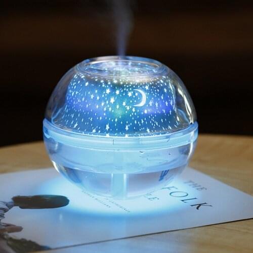 500ml USB air humidifier essential oil aroma diffuser ultrasonic household humidifier colorful led night light for home office