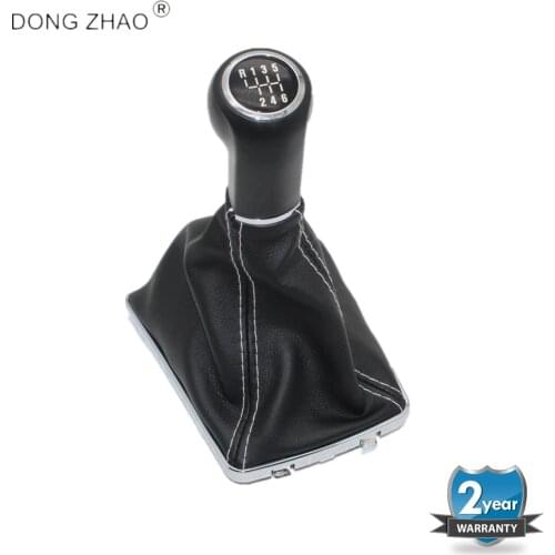 6 Speed Car Gear Shift Stick Knob With Leather Boot For OPEL ASTRA III H 1.6 VAUXHALL 2004 2005 2006 2007 2008 2009 2010