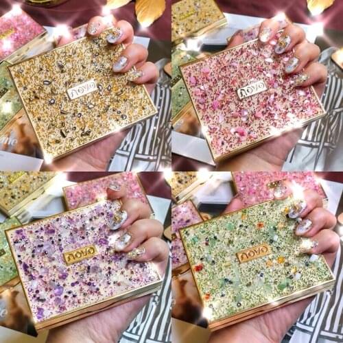 9 Color Nude Glitter Eyeshadow Palette Matte Shimmer Makeup Palette Waterproof Powder Palette EyeShadow Pallete Cosmetic Pigment