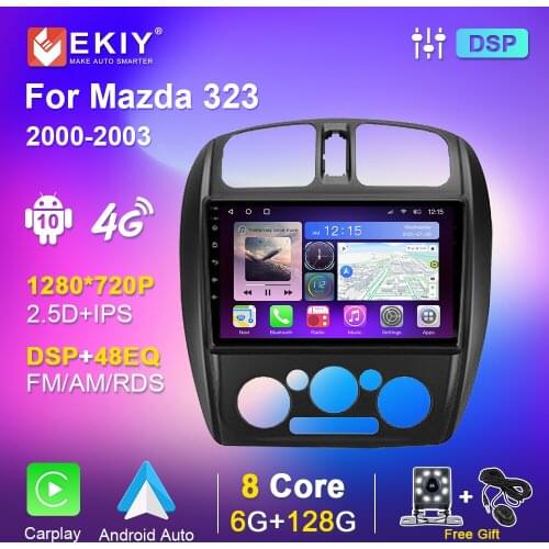 Android 10 For Mazda 323 2000-2003 Autoradio 2din Car Radio Multimedia Video Player GPS Navigation Video Player WiFi 4G no dvd