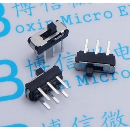 Free Shipping 100 Pcs MSS-22D18 DIP six-foot line MSS22D18 (2P2T) 6P Stubbs slide switch power switch