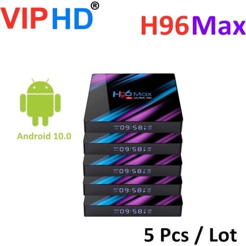 Fast 5 Pcs H96Max Tv Box Shipping Android 10.0 RK3318 4K HDR Set Top H96 Max 3318 Media Player Lot