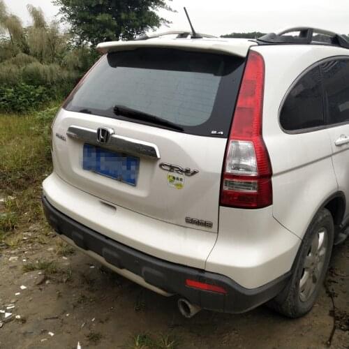 For Honda CR-V 2007 to 2011 Car Decoration ABS Plastic Paint Painting Color Rear Trunk Roof Spoiler Honda CRV modified spoiler