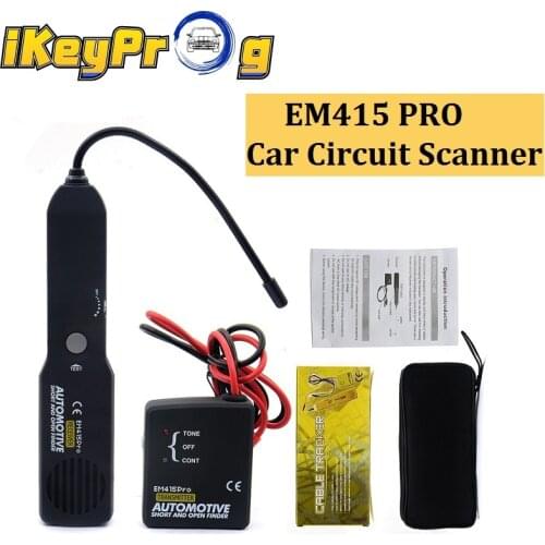 EM415pro Tracker Diagnose Tone Line Finder EM415 PRO 6-42V DC Circuit Scanner Digital Diagnostic Automotive Short Cable Tracker
