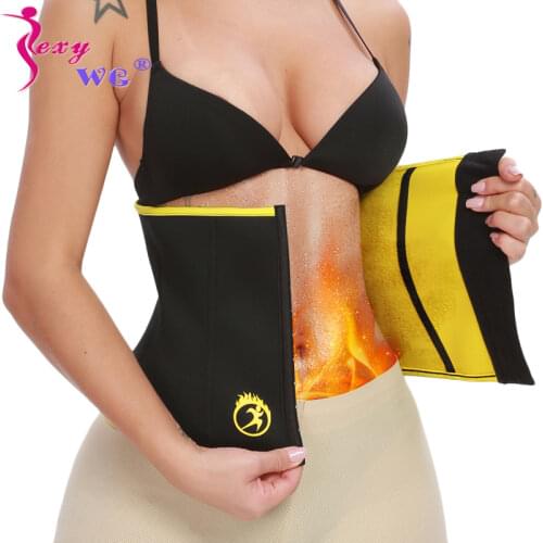 SEXYWG Back Support Body Shaper Slim Waist Trainer Women Neoprene Sauna Strap Tatical Belt Cincher Faja Slimming Sweat Shapewear