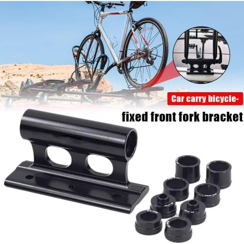 Bike Fork Mount Quick Release Fork Mount Tool Truck Bed Bicycle Carrier Fixed Clip Luggage Rack for Bike Truck Trailer