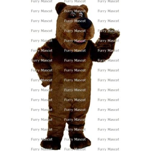 Cartoon Grizzly Bear Cosplay Unisex Cute Newly Mascot Costume Suit Cosplay Party Game Dress Outfit Adult Gift A