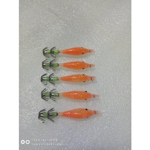 MR OCTOPUS ,20pcs squid jigs, soft lure, glow lures silico bait ,fishing lure , squid bait ,octopus jigs,squid hook. 6.5cm 4g