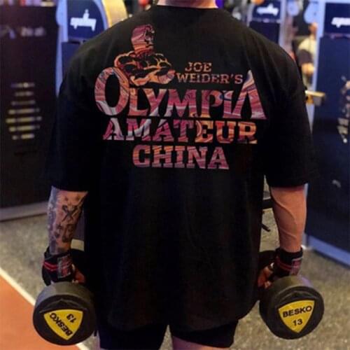 Casual Men T-shirt OLYMPIA Summer Man Tshirt Fashion Tops Streetwear Male T-shirts Hip Hop Brand Clothing Mens Tee T Shirt Men