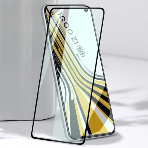 Full Glue Full Cover Tempered Glass For Vivo IQOO Z1 Screen Protector protective film For Vivo IQOO Z1X glass