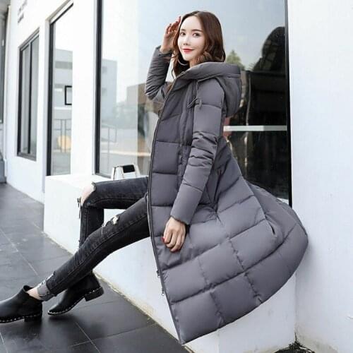 Fashion Womens Winter Down Coat Thick Long Cotton Parka Hooded Warm Jacket New