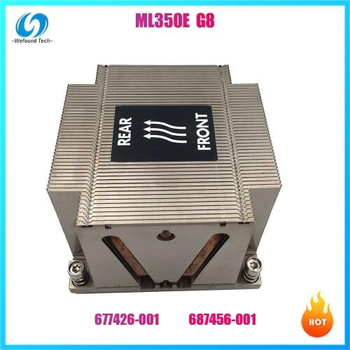 CPU Radiator for HP Server ML350E G8 677426-001 687456-001 Quality Products