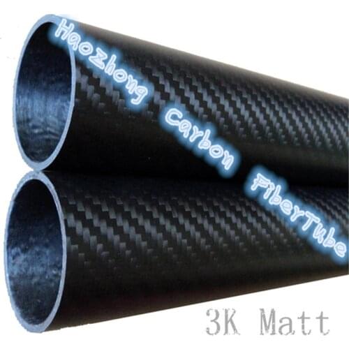 1.5mm Thickness 3K Carbon Fiber Tube/Pipe Roll Wrapped OD32 33 35 38 40 50 60 mm x1000mm DIY Rod