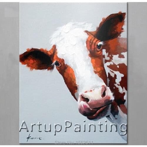 Modern abstract oil paintings on canvas for pop art giraffe manual painting animals pop art household adornment picture 11