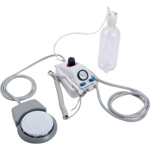 Dental Lab Portable Turbine Unit Air Compressor 3 way Handpiece 4 Holes Free Shipping