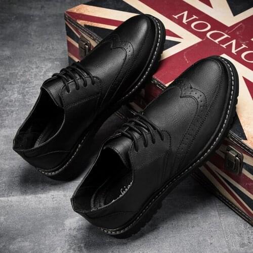 Mens Oxford Shoes Loafers Flats Casual Shoes Formal Breathable Footwear Split Leather Big Size Business Office Dress Shoes