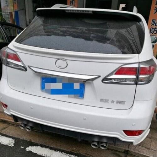 CEYUSOT For Lexus Rx Series Roof Spoiler Wing 2009-15 Rx270 Rx350 Rx450h Car Trunk Rear Window TAIL FIN ABS Material Accessories