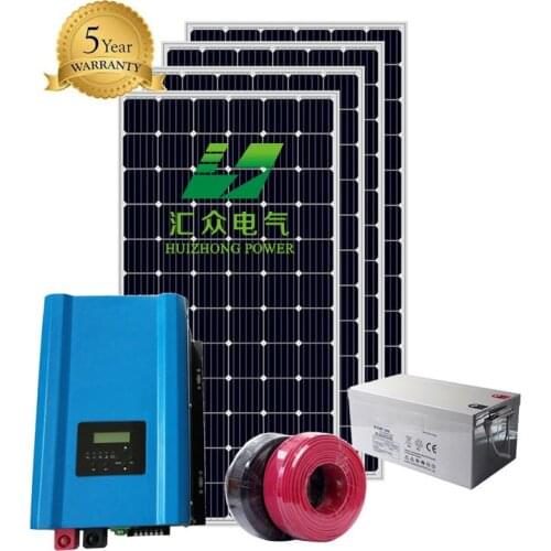 Residential 2 KW Solar Power For small houses 2.5KW Off Grid Solar System