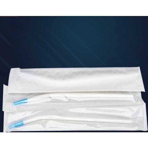 100PCS French curved straw implants surgical bends straw suction straw suction tube weak straw dental materials