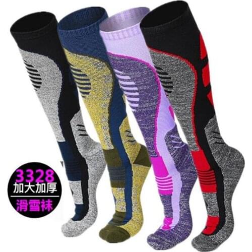 2 Pairs/lot R-BAO Skiing Socks RB3328 Nylon Men Women Sports Socks Warm Outdoor Hiking Socks