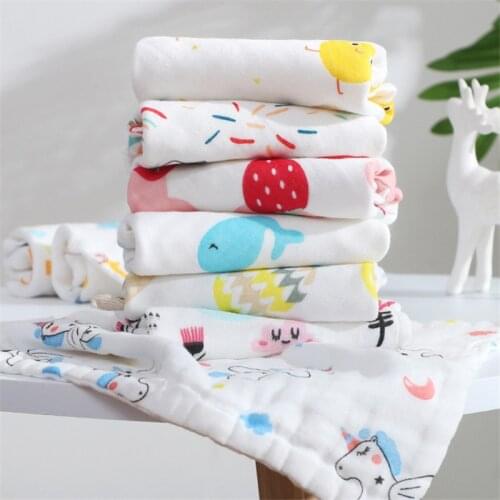 30*30cm 5pcs/lot Baby Burp Cloth Handkerchief Super Soft Cotton Square Towel Face Washcloth