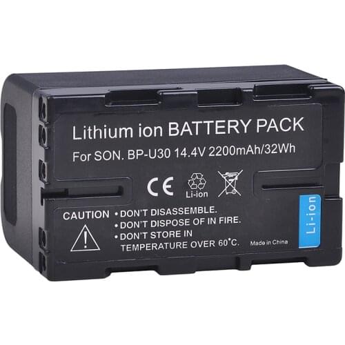 1Pc 2200mah BP-U30 BP U30 BPU30 Battery for Sony BP-U60 and Sony PMW-100, PMW-150, PMW-160, PMW-200, PMW-300, PMW-EX1, PMW-EX1R