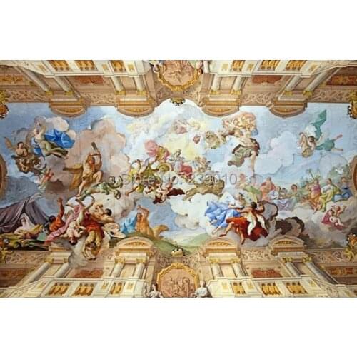 Free Shipping Religious beliefs canvas prints oil painting frescoes unframed painting angel oil painting on canvas