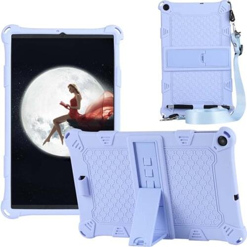Tablet Case For Alldocube iPlay 20 Anti-Drop Protection Soft Silicon Stand Holder with Lanyard Strap