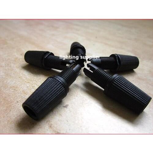 100pcs/lot Black Strain relief Plastic Cable Strain Relief Wire Clamp Cable Grip Wire Clip Cord Grip FREE Shipping