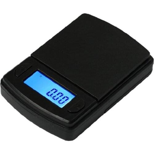 0.1/0.01g Mini Digital Scale High Precision Blue Backlight Pocket Electronic Balance for Weighing Powder Jewelry Carat