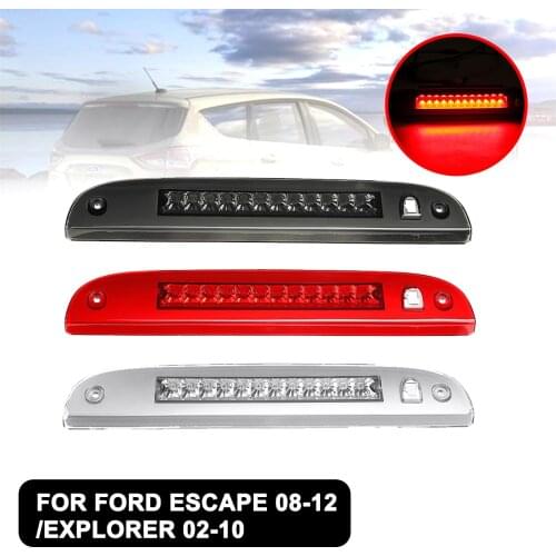 Car Additional High Brake Stop Light Third High For Ford Escape Explorer For Mercury Mount Warning Turn Signal LED Lamp