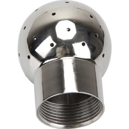 Stainless Steel 304 Fixed CIP Cleaning Head Female connection with 360 degree spray