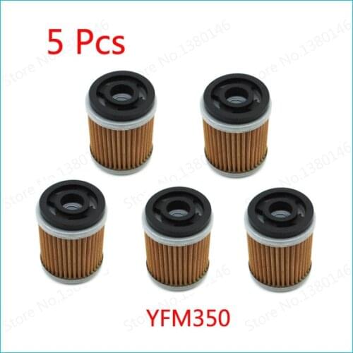 5pcs/pack Oil Filter For YZ426F YZ250F YZ400F TTR250 WR426F WR400F WR250F YFM350 MOTO-4 YFM400 BIG BEAR YFM350R RAPTOR