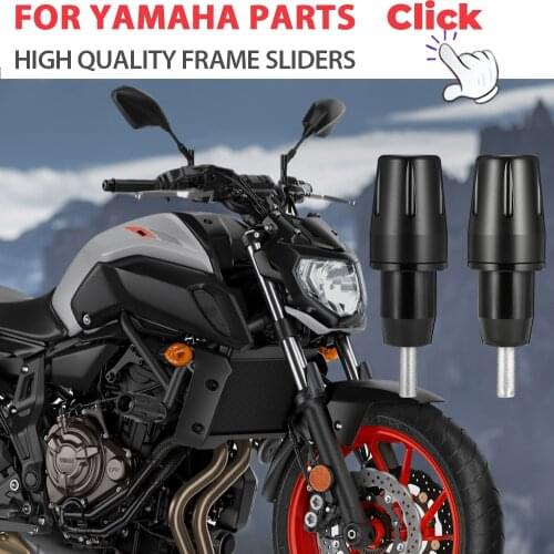 KEMiMOTO For YAMAHA MT 07 2018 MT07 2019 Engine Frame Sliders Falling Protection Cover Guard Crash Pad MT-07 FZ-07 XSR 700