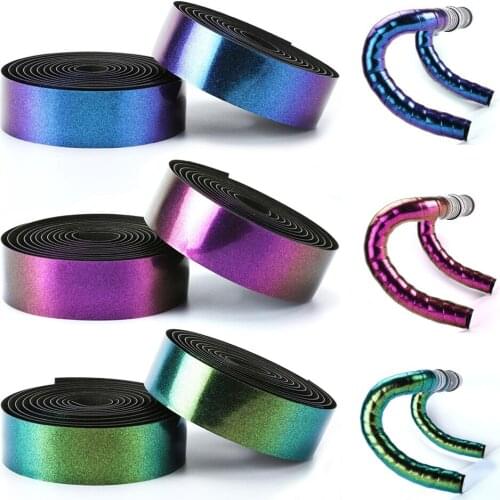 Bicycle Handlebar Tape Steering Wheel Cover Mountain Bicycle Nonslip Shock Absorbing Handlebar Strap Bike Handlebar Accessories