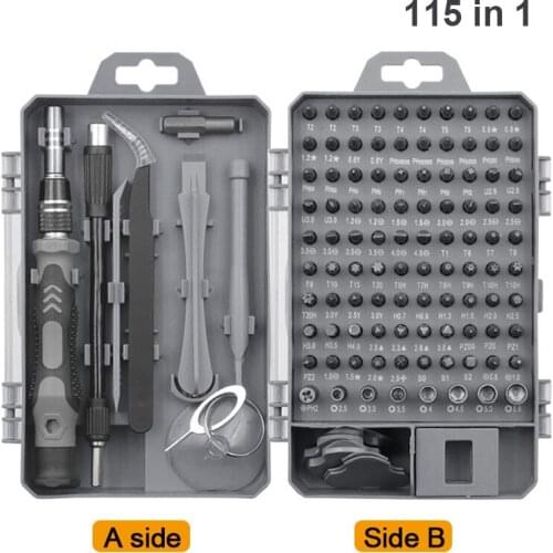 115 In 1 Multi Screwdriver Set Mobile Phone Repair Device Hand Tools Torx Hex For Phone Tablet Compute Repair Maintenance Tool