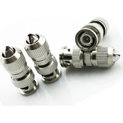 NEW BNC threaded connector bnc cctv connectors for CCTV camera Coaxial/Cat5/Cat6 Cables