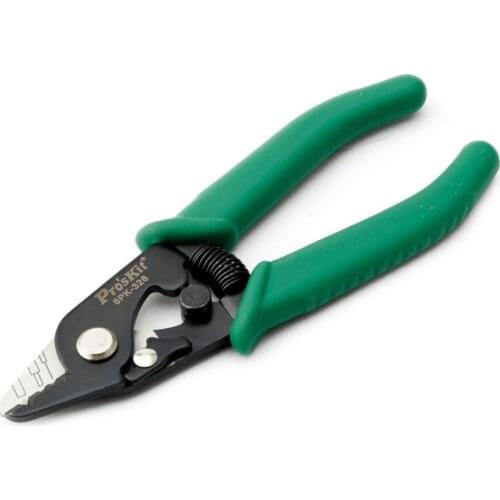 ProsKit 8PK-326 Professional Precision Fiber Optical Stripper Wire Stripper Fiber Optical Cutter