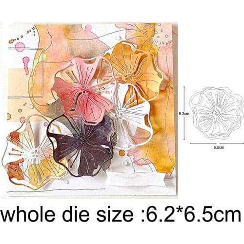Christmas Flowers Metal Cutting Dies For DIY Scrapbooking dies Paper Cards Decoration Embossing Die Cuts Stencils dies Templates