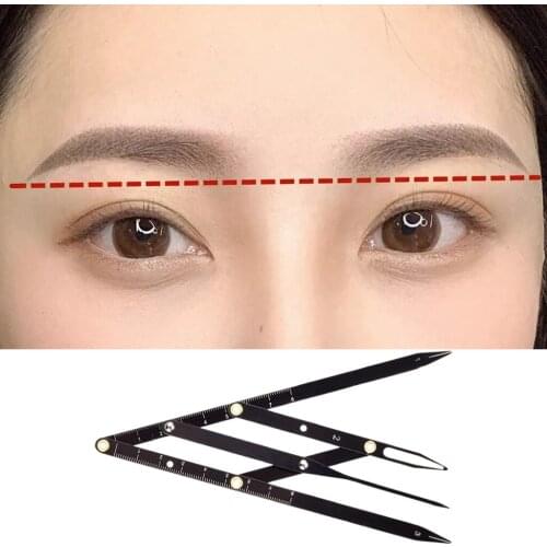 Stainless steel CALIPERS Microblading Permanent Makeup Eyebrow Measure Tool