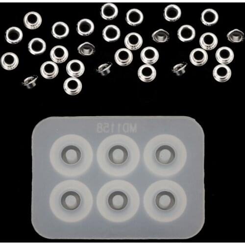 S925 Beads Cap Silicone Mold Kit Add-a-Bead Bracelet Beads Jewelry DIY One Pack