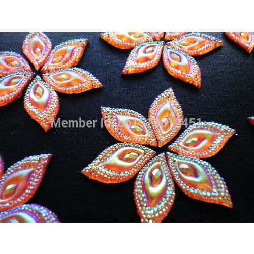 Golden AB colour rhinestones Sew on crystal flatback Navette eye shape 15*30mm resin stones dazzling hand sewing 50pcs/lot