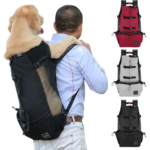 Portable Dog Carrier Bag Pet Shoulder Travel Backpack For Hiking Cycling Outdoor Carrier Bags For Dogs French Bulldog Pug