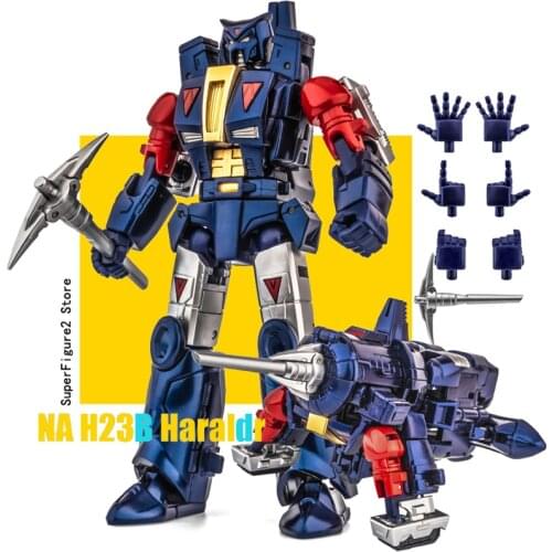 Transformation Newage NA H23B Haraldr G1 Straxxus Galva Tron Action Figure Robot Toys Canon Model PVC Gift