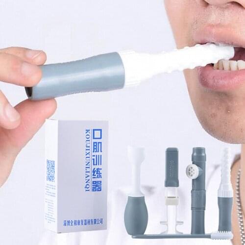 Oral Perceiving Training Disability Lips Tongue Muscle Perceiving Trainer Recovery Oral Mouth Muscle Trainer Massager Brush Care