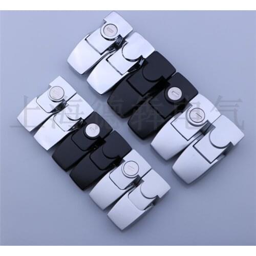 10pcs Big Size Hasp Latch Coated Metal lock with Lock cylinder Security Toggle Lock Power distribution cabinet GGD cabinet