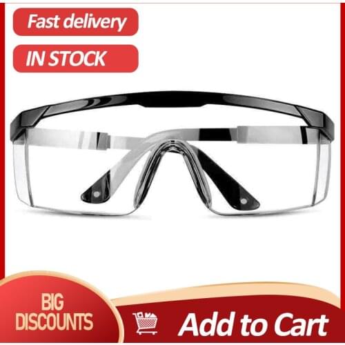 Lab Work Safety Glasses Goggles Outdoor Safety Goggles Eye Anti Fog Clear Glasses Motorcycle Equipments