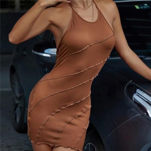 Bestidos De Mujer Verano 2021 Slim-Fit Lace-Up Dress With Vest And Suspenders Vestidos Playeros Kawaii Clothes Sukienki Damskie