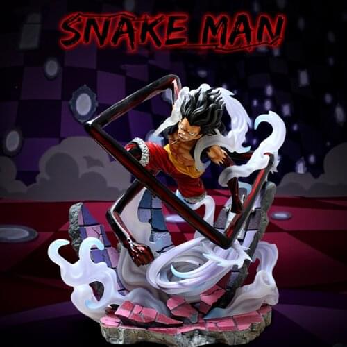 32CM Anime Figure One Piece GK Monkey D Luffy Action Figure Model Gear Fourth Form Figma Statue Collection Toy Children Gift